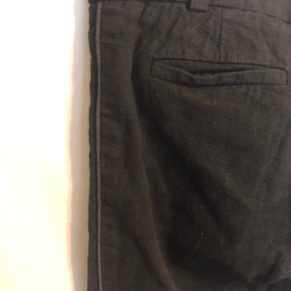 LIKE NEW Anthro Cartonnier Black Cropped Pants - Picture 5 of 8